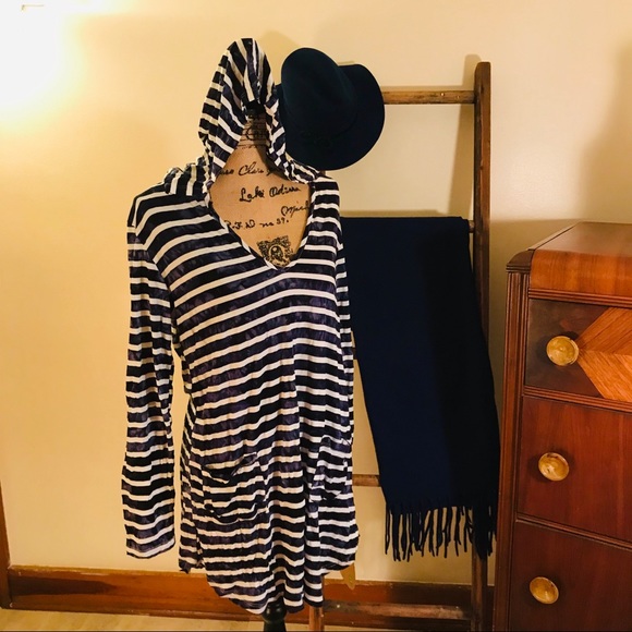 Dakini Other - Nautical swim coverup by Dakini. Size 1x.